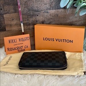 💯 guarantee authentic graphite organizer wallet